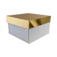 Boîte à panettone 24 x 24 x 15 cm - Decora - 1 pièce.