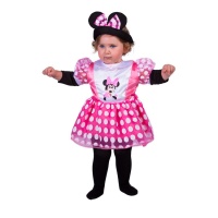 Costume de bébé Minnie rose