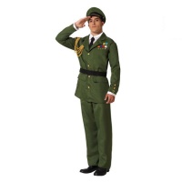 Costume militaire avec insigne pour hommes
