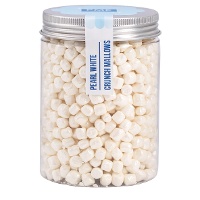 Garniture de mini-guimauves croustillantes blanc nacré de 87 g - PME