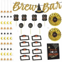 Kit de décoration de bar pour Halloween - 23 unités