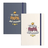 10,5 x 14,5 cm carnet de phrases assorties pour papa - 1 pc.