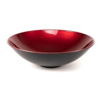 Bol 22 x 22 x 6,5 cm rouge - DCasa