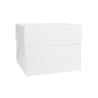 Boîte à gâteaux carrée 26,5 x 26,5 x 15 cm - Decora
