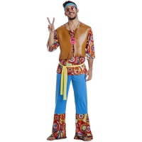 Costume de hippie joyeux pour hommes