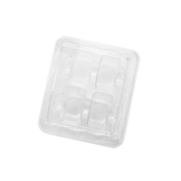 Boîte en plastique pour 4 macarons - Pastkolor