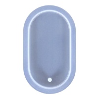 Moule en silicone pour pendentif ovale en résine 6 x 4 cm - Artis Decor
