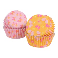 Capsules de cupcakes aux papillons de Pâques - PME - 60 pcs.