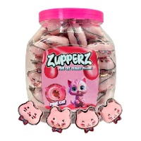 Chats roses en gélatine farcis de gelée de 18 gr