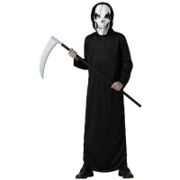 Costume de mort avec masque d'enfant