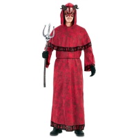 Costume de maître satanique rouge pour hommes