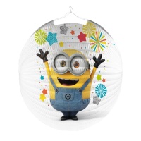 Lanterne en papier Minions - 1 pc.