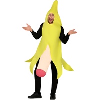 Costume de banane avec pénis pour homme