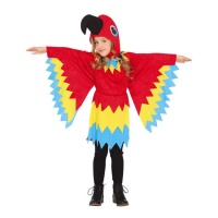 Costume de perroquet coloré pour les filles