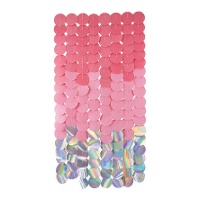 Rideau de 1,70 x 0,80 m avec cercles roses