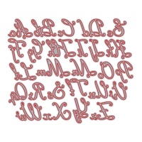 Découpeur Alphabet Elegant Zag - Misskuty - 26 unités