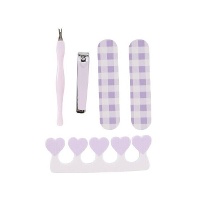 Kit de manucure Vichy lilas - 6 pièces