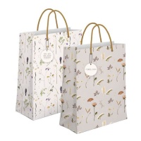 Sac cadeau floral 45 x 33 cm - 1 pc.