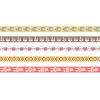 5 m teepee washi tapes set - 5 unités