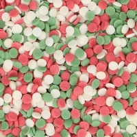 Paillettes confetti de Noël mini 60 g - FunCakes