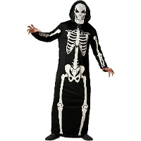Costume de squelette phosphorescent pour adulte