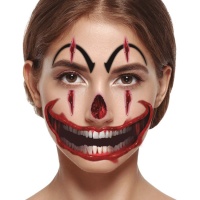 Tatouages faciaux de clowns