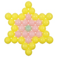 Grilles pour ballons en forme d'étoile de 63 x 58 cm