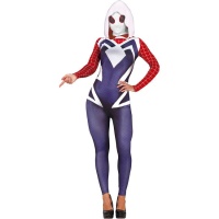 Costume de super héros araignée pour femme avec capuche