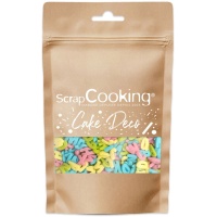 Poudre de lettres colorée 55 g - Scrapcooking