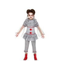 Costume de clown effrayant pour les filles