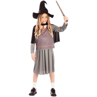 Costume d'étudiant en magie pour fille