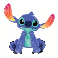 Ballon géant Stitch - 96 x 86 cm