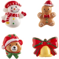 Figurines de Noël pour roscón, 3 à 3,5 cm - Dekora - 50 unités