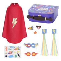 Kit de super-héros en mallette - PartyDeco - 6 pièces