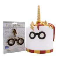 Lunettes Harry Potter et grand éclair à découper