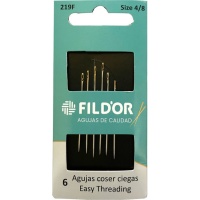 Aiguilles à coudre pour oeillères nº 4-8 - Fildor - 6 pcs.