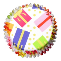 Capsules cadeaux pour cupcakes 5 x 7 x 2,8 cm - PME - 30 pcs.