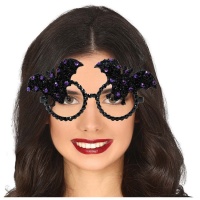 Lunettes de chauve-souris avec strass