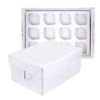 Boîte rectangulaire pour 12 cupcakes 32 x 22 x 14 cm - PME
