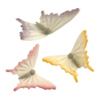 Figurines en sucre Papillons 5,7 x 4,2 cm - Dekora - 24 unités