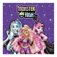 Serviettes de table Monster High 16.5 cm - 20 pièces