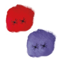 Sachet de toile d'araignée en 2 couleurs de 60 gr.