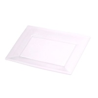 Plateaux rectangulaires transparents 33 x 22,5 cm - Maxi Products - 2 unités