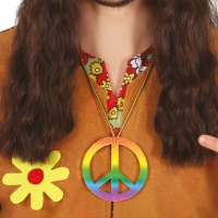 Collier de paix multicolore