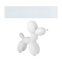 Ballons en latex blanc à la mode 2,5 x 160 cm - Sempertex - 100 pcs.