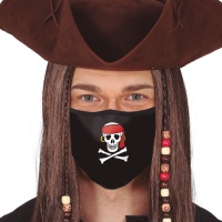 Masque pirate hygiénique réutilisable pour adultes