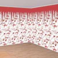 Murale décorative sanglante 1,21 x 6,09 m - 2 unités