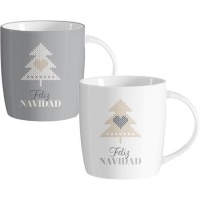 Mug 350 ml Merry Christmas nordic - 1 pc.