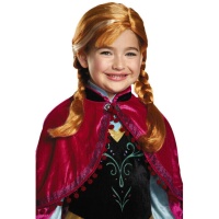 Perruque Frozen Anna pour filles