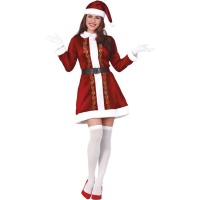 Costume de Père Noël marron pour femmes